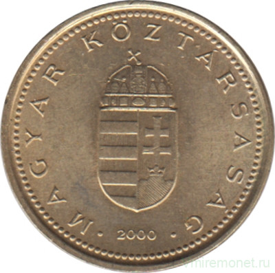 Монета. Венгрия. 1 форинт 2000 год.