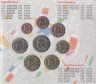 Монеты. Бельгия. Набор евро в буклете 2019 год. (10 штук). 400 лет статуе "Писающий мальчик". ав.