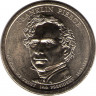 Монета. США. 1 доллар 2010 год. Франклин Пирс президент США № 14.