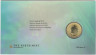 Монета. Тувалу. 1 доллар 2019 год. Пчела. В конверте. открытка тыл.