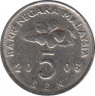 Монета. Малайзия. 5 сен 2006 год. ав.