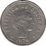 Монета. Колумбия. 50 сентаво 1974 год. ав.