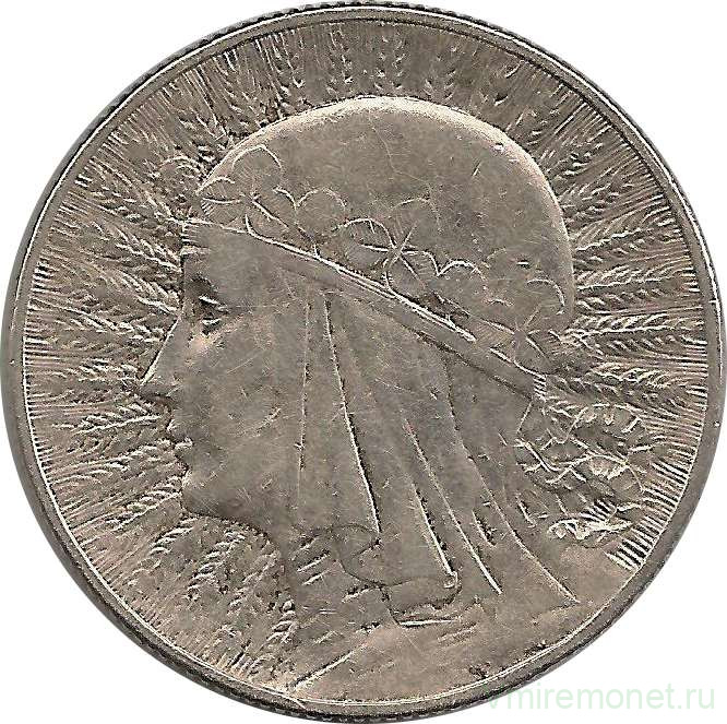 Монета. Польша. 5 злотых 1933 год.