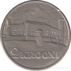 Монета. Эстония. 2 кроны 1930 год. Крепость.