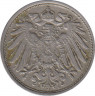 Монета. Германия (Германская империя 1871-1922). 10 пфеннигов 1908 год. (D). рев.
