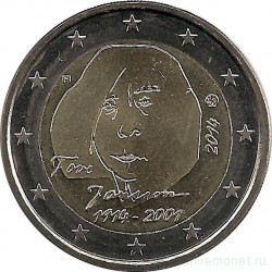 Монета. Финляндия. 2 евро 2014 год. 100 лет со дня рождения Туве Янссон.