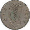 Монета. Ирландия. 2 шиллинга (флорин) 1955 год. ав.