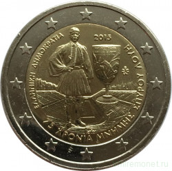 Монета. Греция. 2 евро 2015 год. Спиридон Луис.