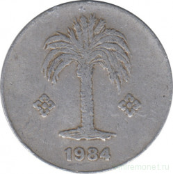 Монета. Алжир. 10 сантимов 1984 год.