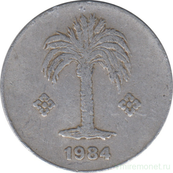 Монета. Алжир. 10 сантимов 1984 год.