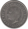 Аверс. Монета. Швеция. 1 крона 2001 год.