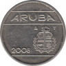 Монета. Аруба. 25 центов 2005 год. ав.