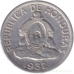 Монета. Гондурас. 1 лемпира 1932 год.