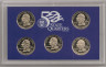 Монета. США. 25 центов 2005 год. Набор штатов монетный двор S. Годовой набор квотеров. рев