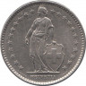  Монета. Швейцария. 2 франка 1976 год. рев.