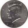 Монета. США. 50 центов 2011 год. Монетный двор P. ав