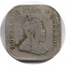Монета. Цейлон (Шри-Ланка). 5 центов 1910 год.