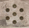  Монета. Абхазия. Набор монет в букелете. 2016 год. Храмы Абхазии. Аверс.