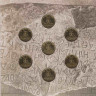 Монета. Абхазия. Набор монет в букелете. 2016 год. Храмы Абхазии. Реверс.
