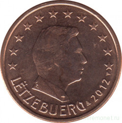 Монета. Люксембург. 5 центов 2012 год.
