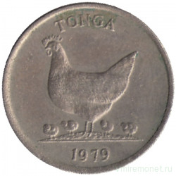 Монета. Тонга. 5 сенити 1979 год.