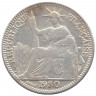Монета. Французский Индокитай. 10 сантимов 1930 год.