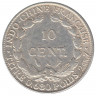 Монета. Французский Индокитай. 10 сантимов 1930 год.