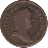 Монета. Австрия. 1 пфенниг 1765 год. Мария Терезия. ав.