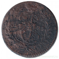 Монета. Россия. Полушка 1789 год. 