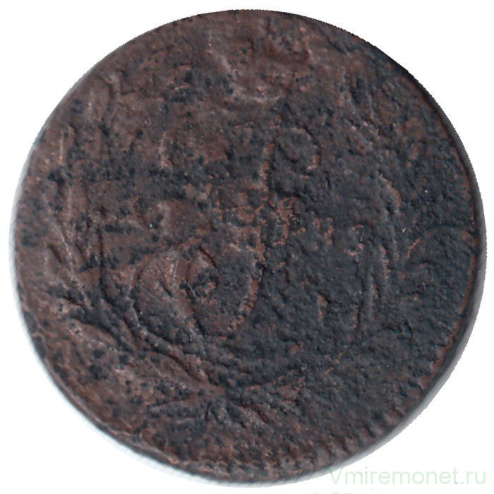 Монета. Россия. Полушка 1789 год. 