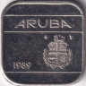 Монета. Аруба. 50 центов 1989 год.
