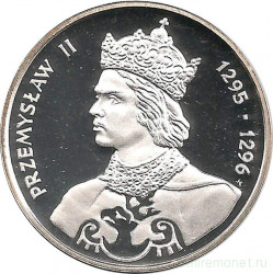Монета. Польша. 500 злотых 1985 год. Польские правители - король Пшемыслав II.