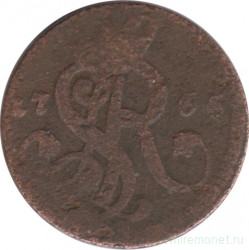 Монета. Польша. 1 грош 1766 год. G.