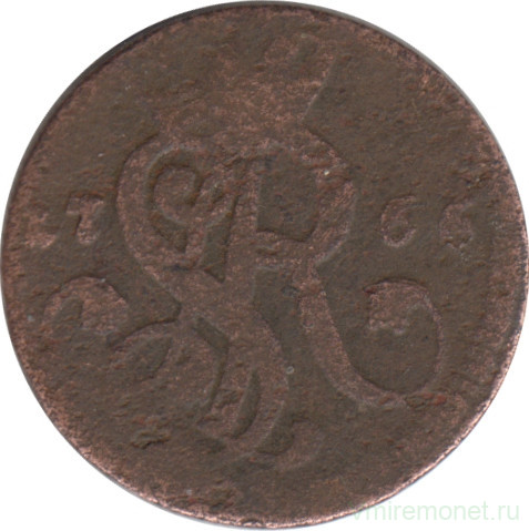 Монета. Польша. 1 грош 1766 год. G.
