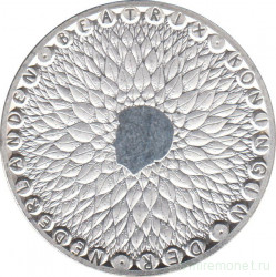 Монета. Нидерланды. 5 евро 2011 год. 50 лет Фонду дикой природы. Медь с серебряным покрытием.