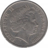 Монета. Австралия. 5 центов 2010 год. ав.