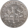 Монета. США. 10 центов 1958 год. Серебряный дайм Рузвельта. рев.
