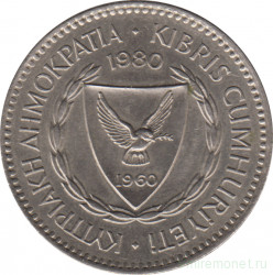 Монета. Кипр. 100 милей 1980 год.
