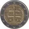 Монета. Словакия. 2 евро 2020 год. ав.