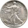 Аверс. Монета. США. 1 доллар 1988 год. Шагающая свобода.