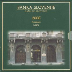 Монеты. Словения. Набор разменных монет в буклете. 2006 год.
