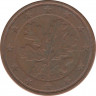 Монета. Германия. 5 центов 2005 год (D). ав.