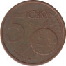 Монета. Германия. 5 центов 2005 год (D). рев.
