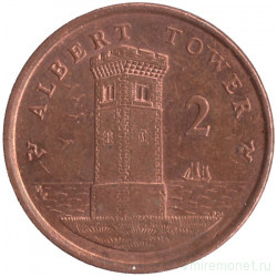 Монета. Остров Мэн. 2 пенса 2007 год. BA.