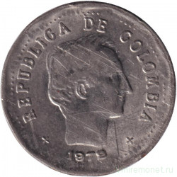Монета. Колумбия. 50 сентаво 1972 год.
