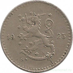 Монета. Финляндия. 25 пенни 1925 год.