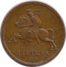 Монета. Литва. 20 центов 1991 год. рев