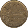 Монета. Франция. 10 франков 1955 год. Монетный двор - Париж. ав.