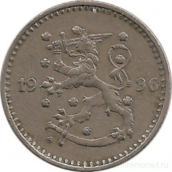 Монета. Финляндия. 1 марка 1936 год.