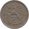 Аверс.Монета. Финляндия. 1 марка 1936 год.